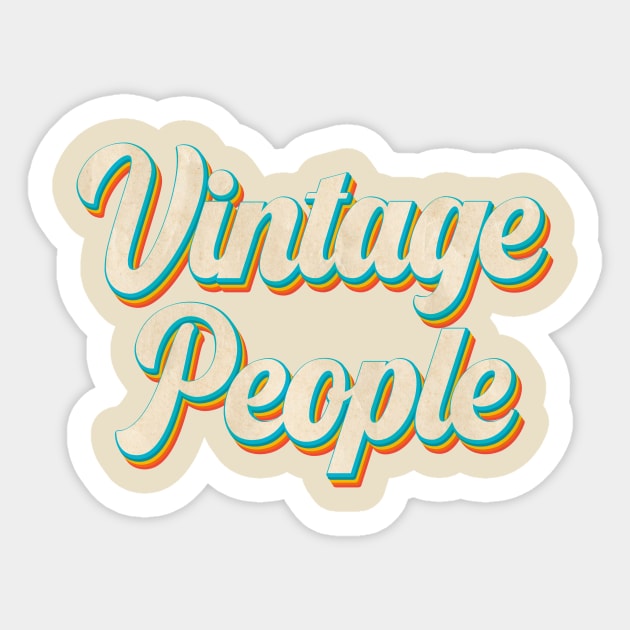 vintage people Sticker by Wizz Ventura